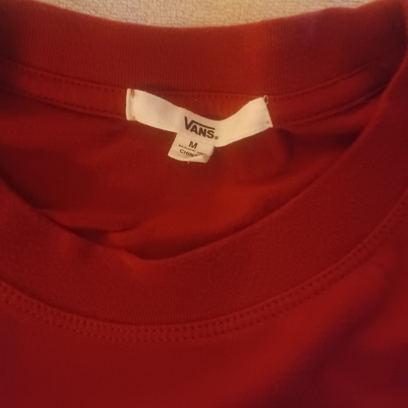 VANS Classic Red checkerboard long sleeve Shirt - Picture 3 of 4